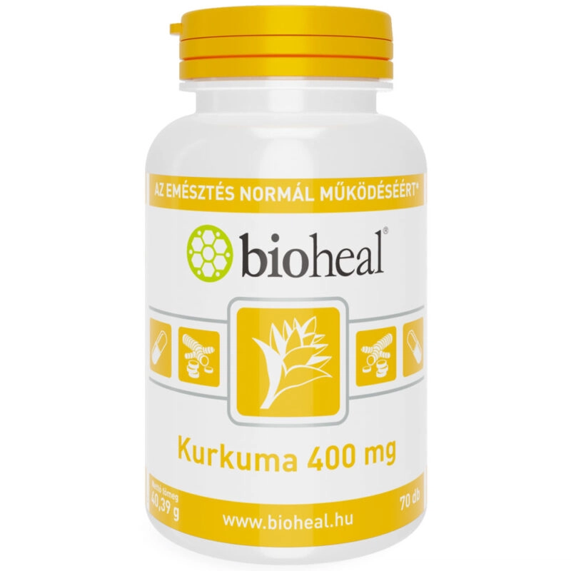 Bioheal kurkuma tabletta - 70db