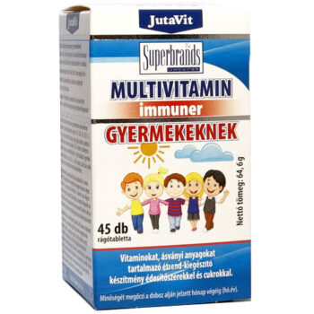 JutaVit Multivitamin Immuner gyerekeknek rágótabletta - 45db