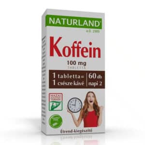 Naturland koffein tabletta - 60 db
