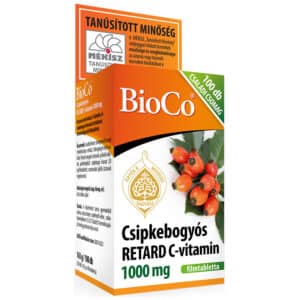 BioCo Csipkebogyós Retard C-vitamin 1000mg tabletta - 100db