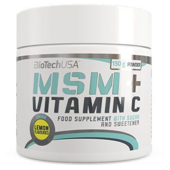 BioTech USA MSM + Vitamin C italpor - 150g