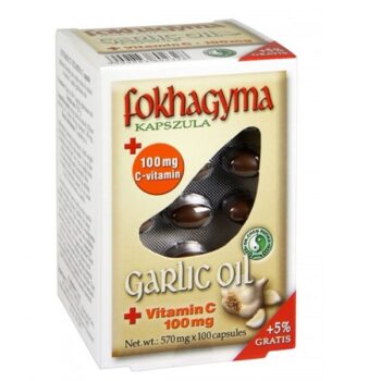 Dr. Chen Fokhagyma + C-vitamin kapszula - 100db