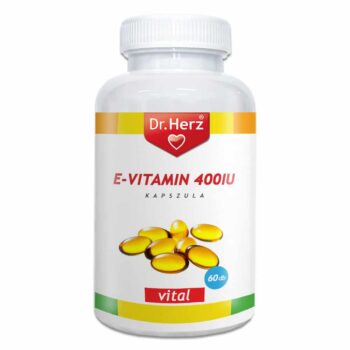 Dr. Herz E-vitamin 400IU lágyzselatin kapszula - 60db