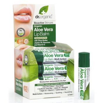 Dr. Organic bio Aloe vera ajakbalzsam - 5.7 ml