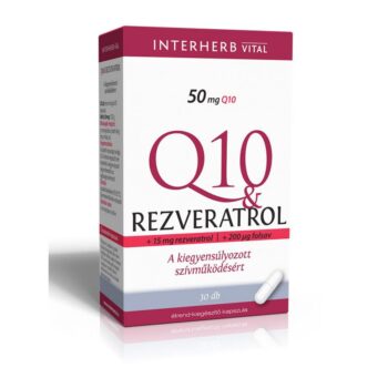 Interherb Q10 & Rezveratrol kapszula - 30db