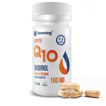 Tenmag Bioaktív Q10 Ubiquinol + C-vitamin 500mg kapszula - 30db
