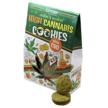 Euphoria CBD High Cannabis Cookies kender sütik - 100g