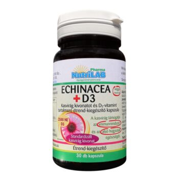 Nutrilab Echinacea + D3-vitamin kapszula - 30db