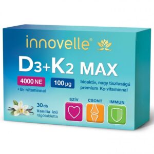 Innovelle D3+K2 Max 4000NE rágótabletta - 30db