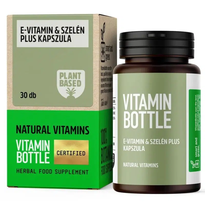 Vitamin Bottle E-vitamin & Szelén Plus kapszula - 30db